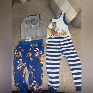 2 sets of pajamas for boys size 2t